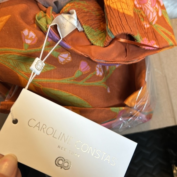 Caroline Constas Floral Halter Dress Size S - Picture 16 of 16